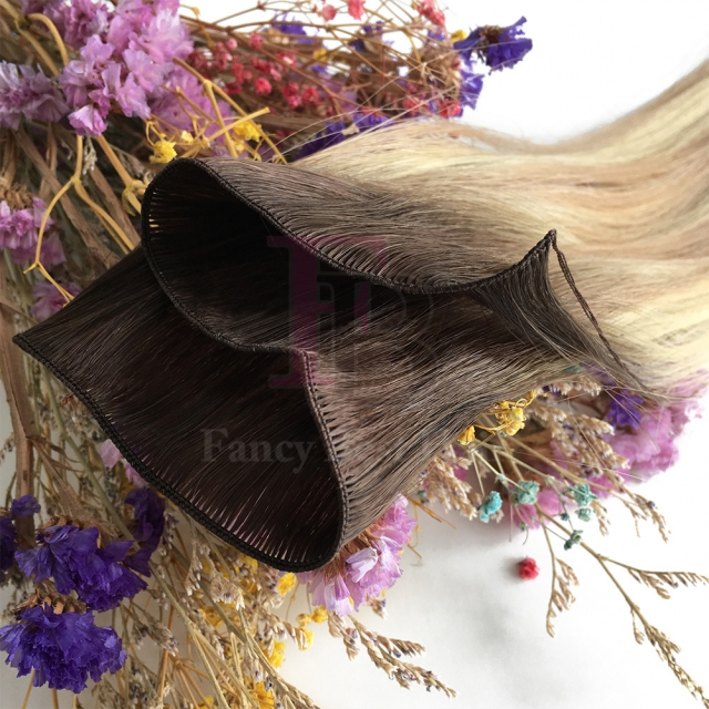 #T4-18/60 Rooted Balayage Hand Tied Weft