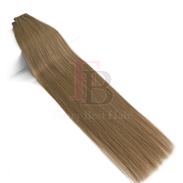 #18 Ash Blonde  Flat Weft Hair Extensions