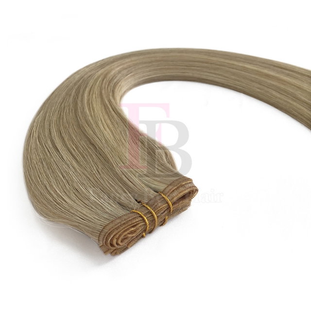 #P14/22 Piano Flat Weft Hair Extensions