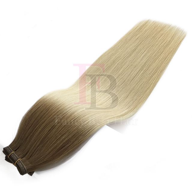 #T8/60 Ombre Flat Weft Hair Extensions