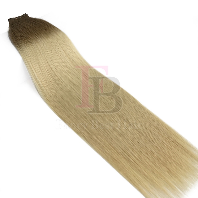 #T8/60 Ombre Flat Weft Hair Extensions