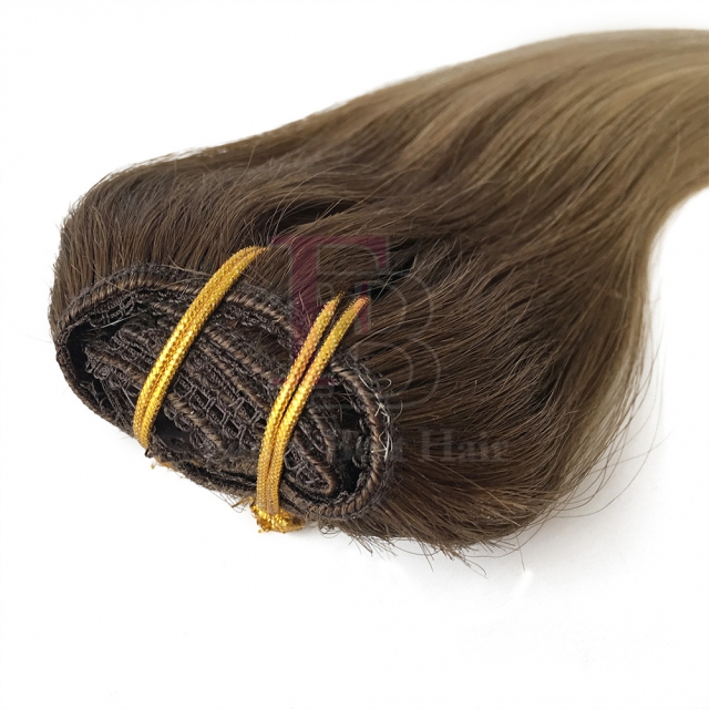 #T4-18/60 Rooted Balayage Clip Hair Extensions