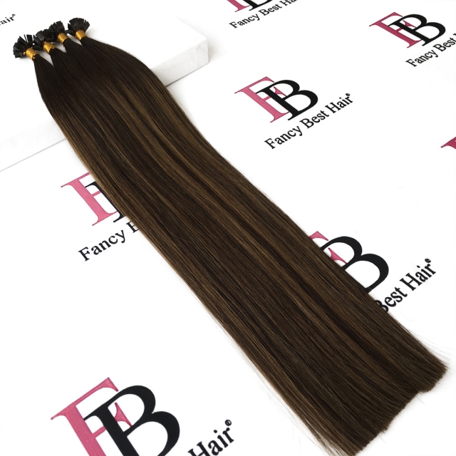 #T2-2-6 Rooted Balayage Flat tip hair