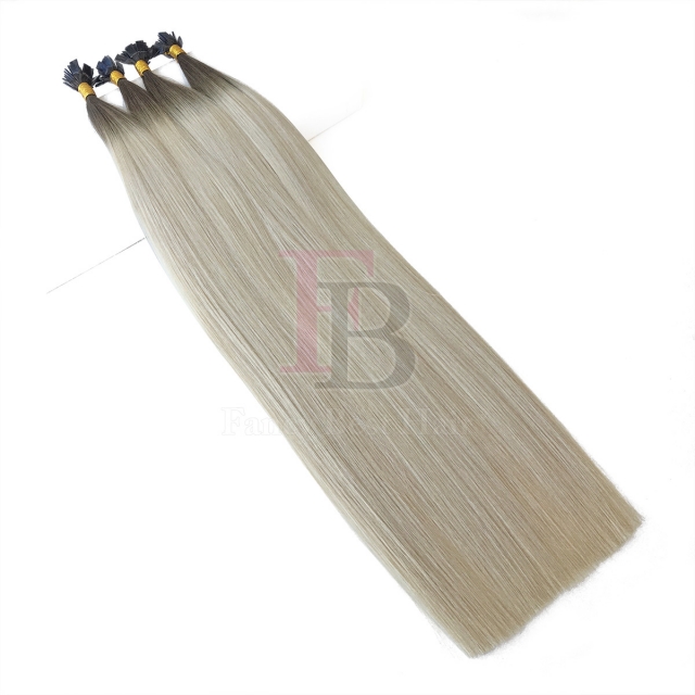 #T7-M60/ice Rooted Balayage  Flat tip hair